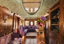 First Look Inside Baz Luhrmann’s Dreamlike Belmond Train Carriage